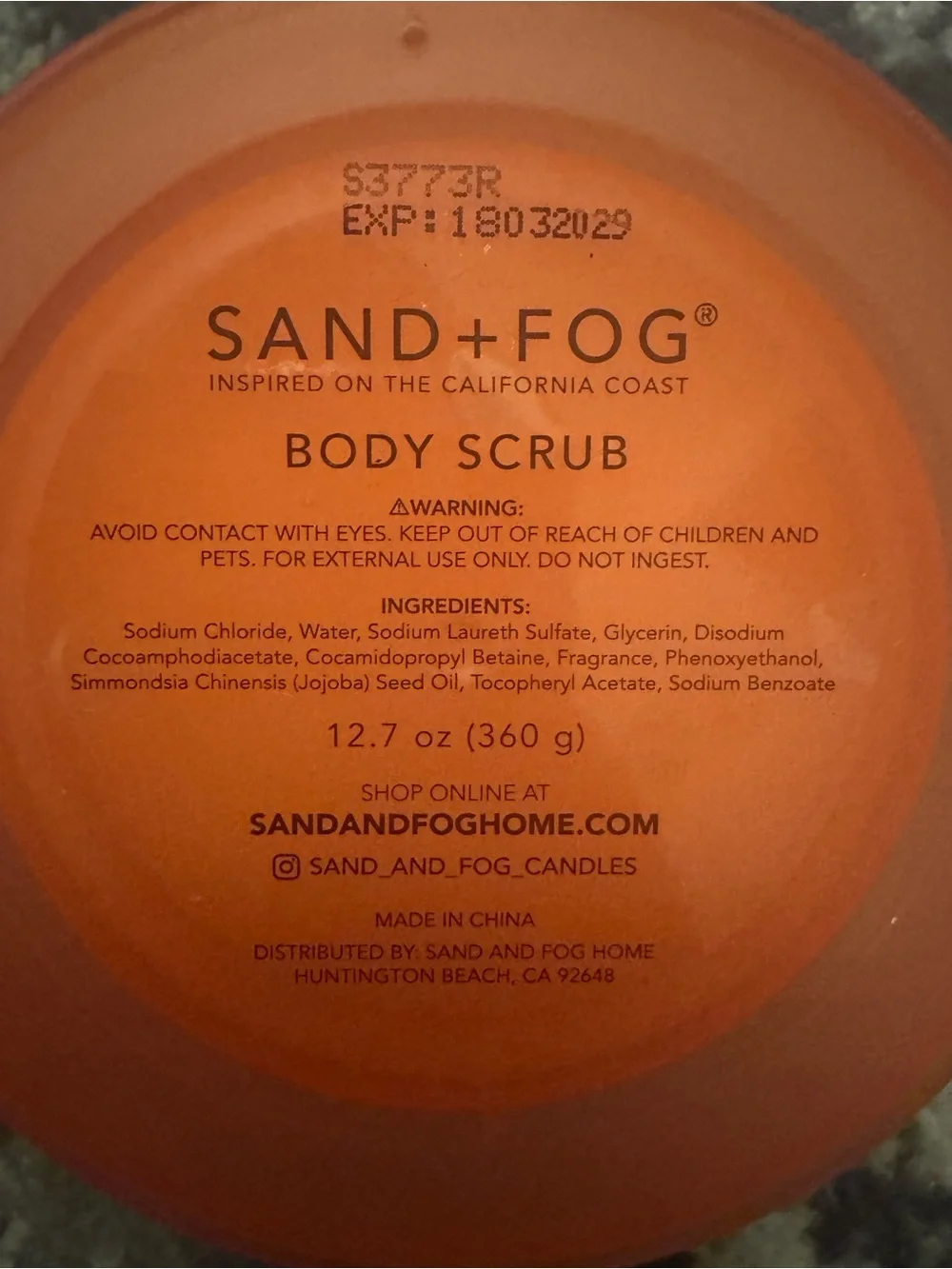 SAND+FOG Guava Mango Whipped Body Butter & Body Scrub - JUMBO size